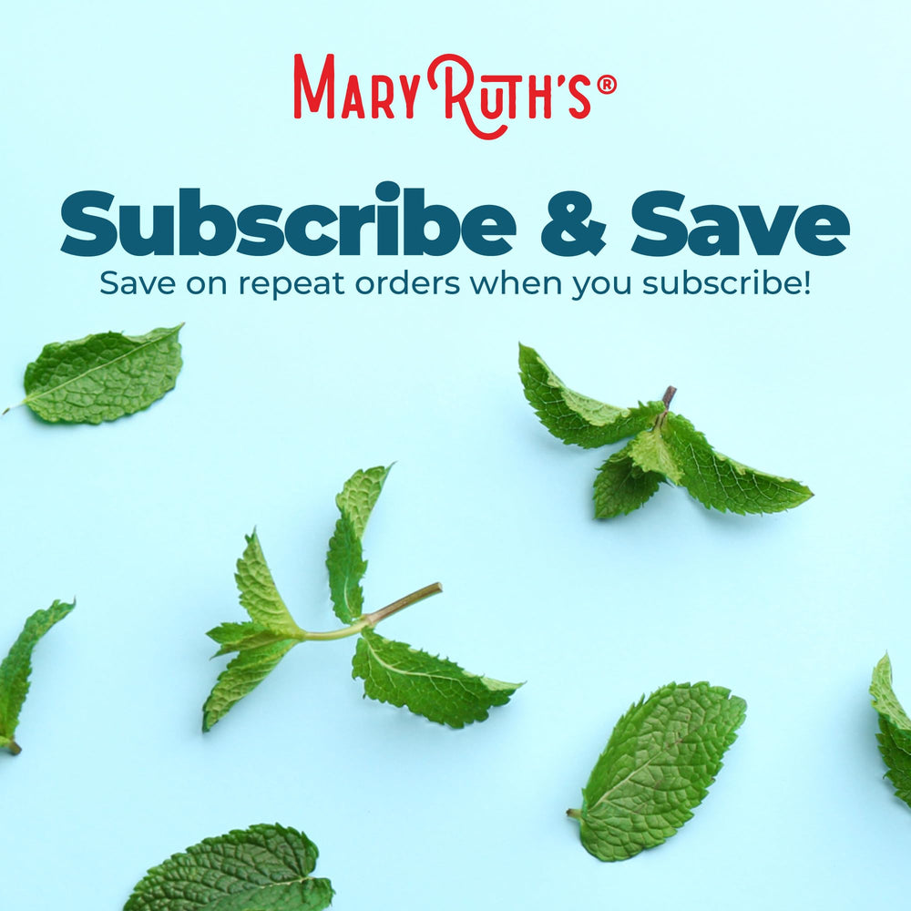MaryRuth's etiqueta detallada con certificaciones Clean Label y B Corp