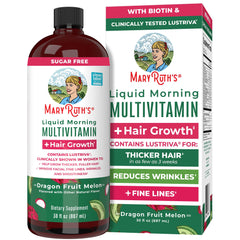 MARYRUTH'S botella frontal mostrando el envase y beneficio práctico