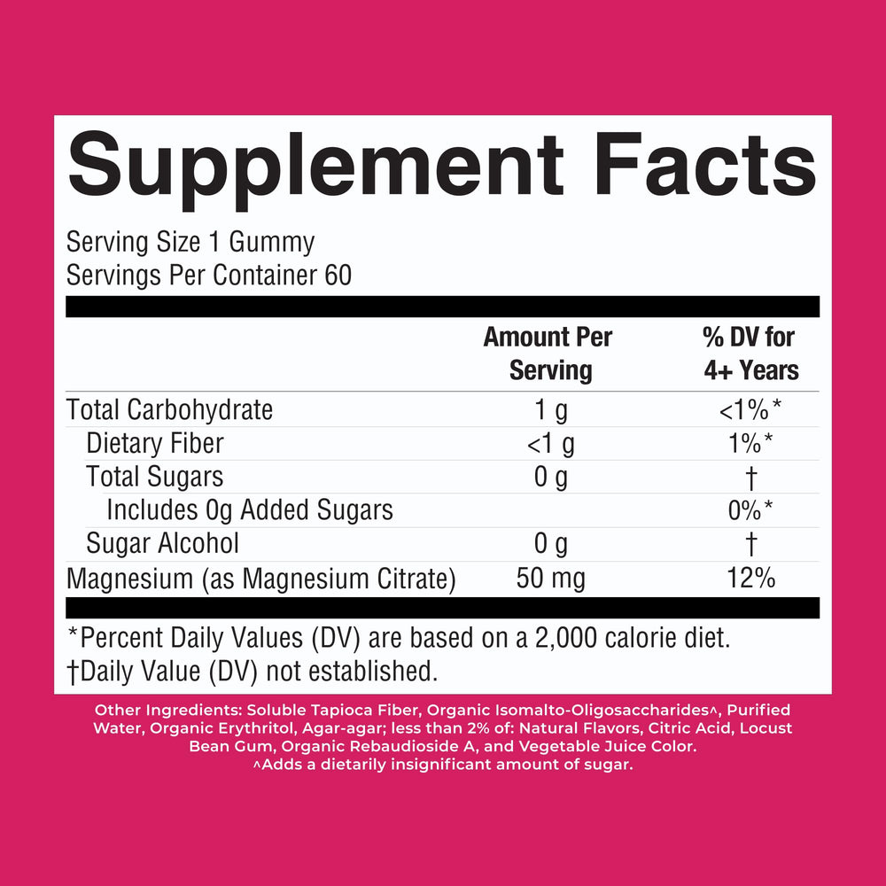 MARYRUTH'S gummies on kitchen counter near fruit showing family-friendly routine benefit