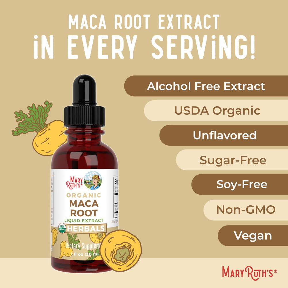 MARYRUTH'S ingredientes orgánicos resaltando pureza y trazabilidad