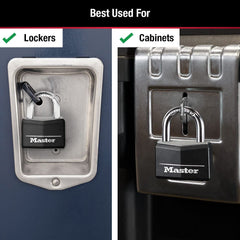 Master Lock vista de la cubierta de vinilo protegiendo contra corrosión