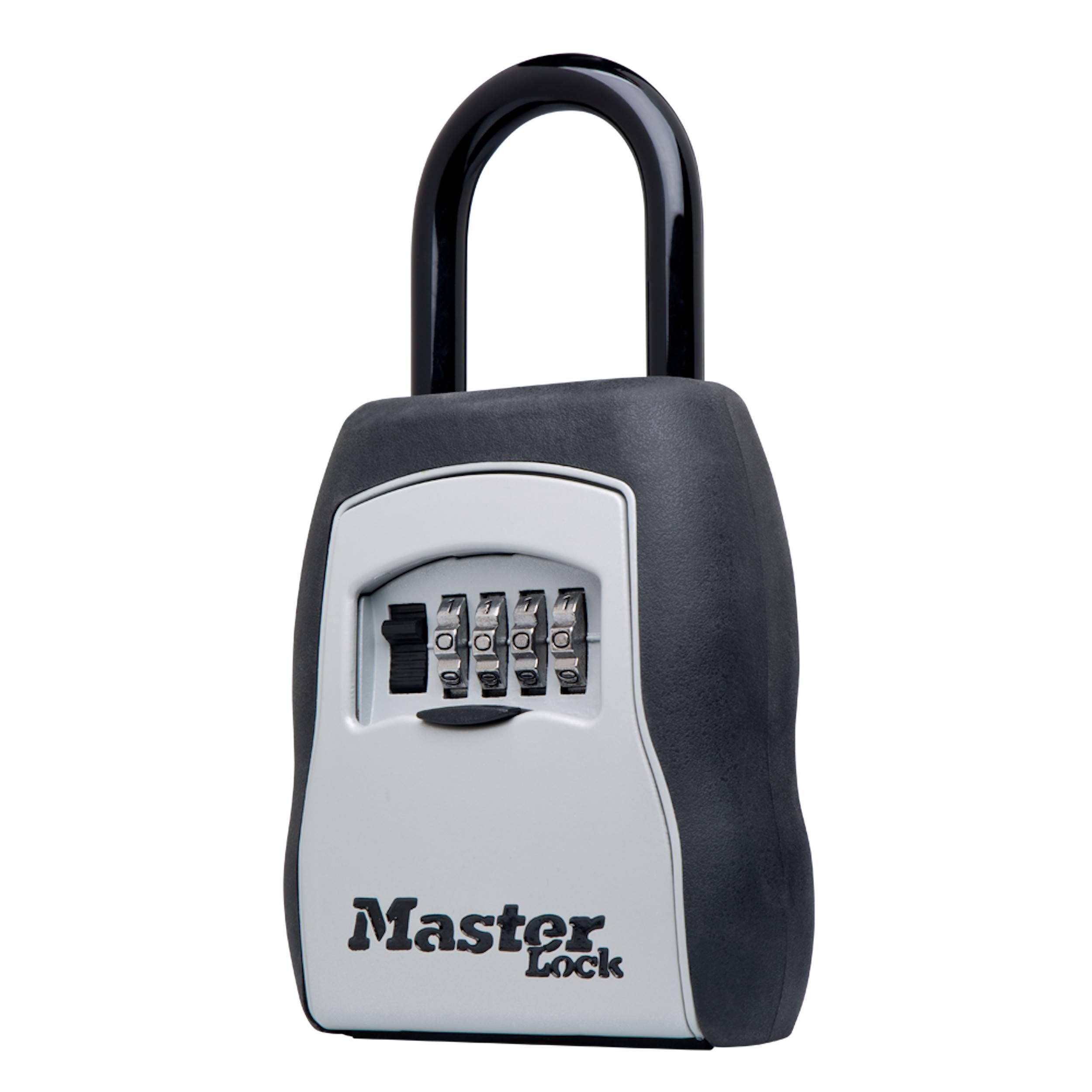 Master Lock vista frontal caja portallaves segura y compacta