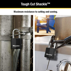 Master Lock recubrimiento y sellos que protegen contra la intemperie
