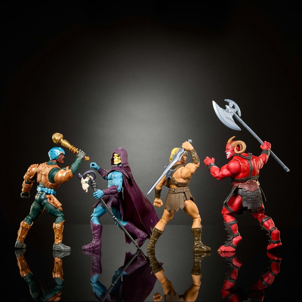 Masters of the Universe Goat Man figura exclusiva con detalle cinematográfico para vitrina