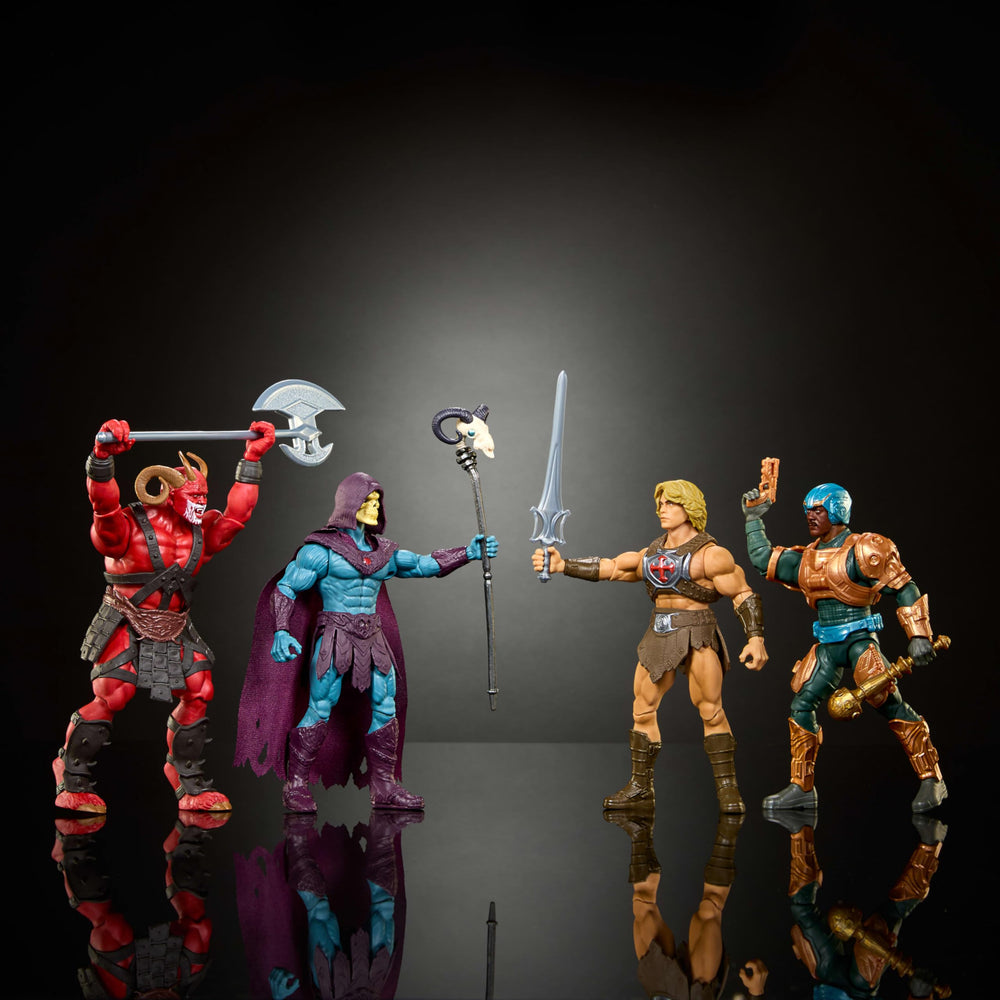 Masters of the Universe Skeletor con accesorio de película, aporta autenticidad a escenas