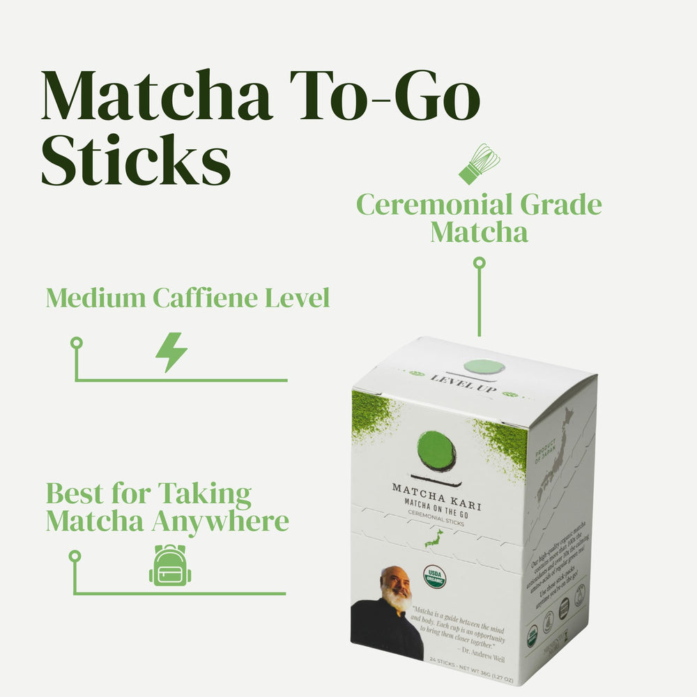 Matcha Kari sobre abierto mostrando contenido porción única y limpio