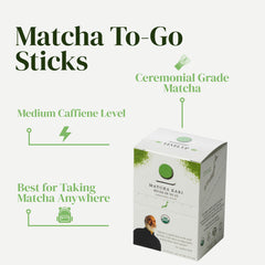 Matcha Kari sobre abierto mostrando contenido porción única y limpio