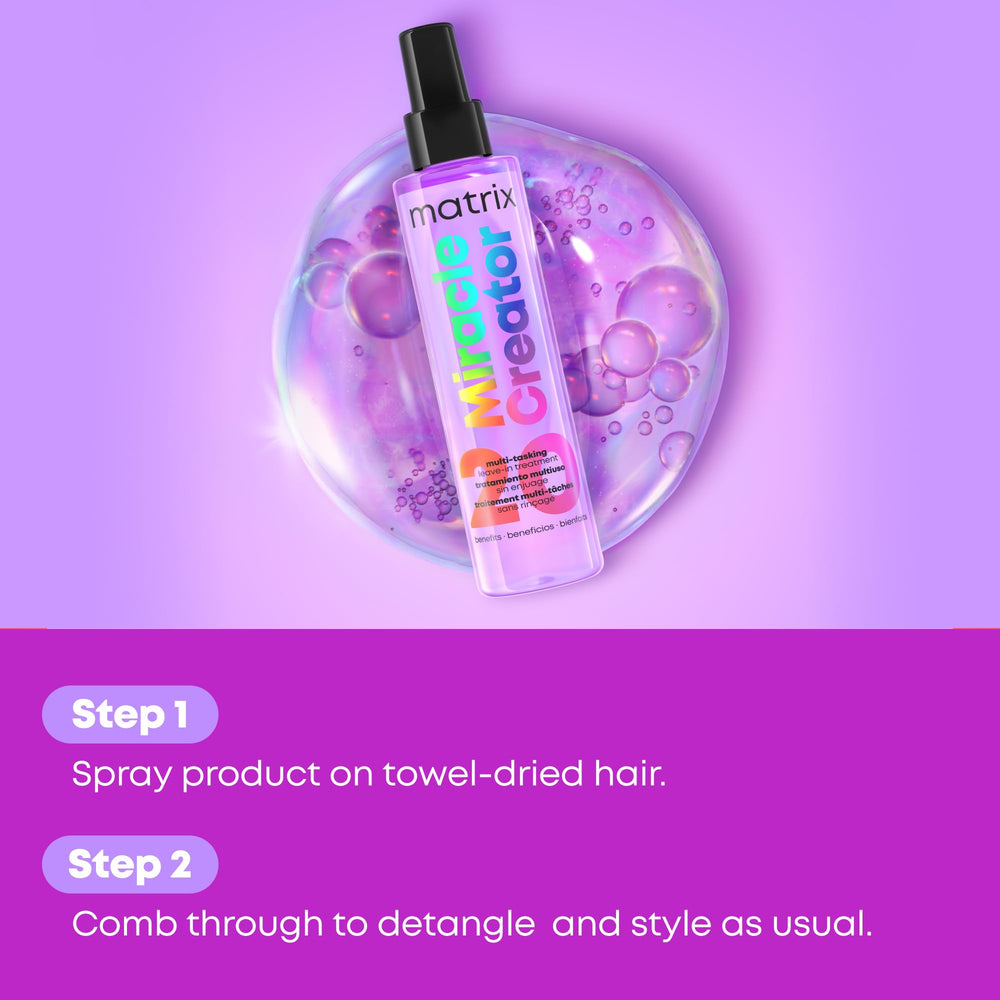 Matrix producto en rutina diaria para cabello manejable y brillante