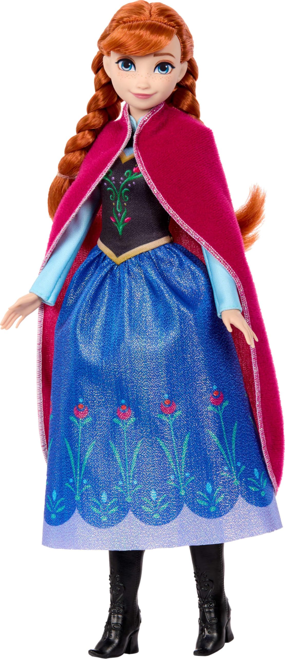 Mattel Anna botas negras junto a accesorios, para combinar vestuarios creativos