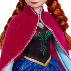 Mattel Anna trenzas peinadas, pelo largo listo para estilizar y jugar