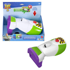 Mattel brazalete frontal mostrando leds y correas para juego realista