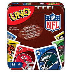Mattel Games lata frontal con diseño NFL, protección y fácil transporte