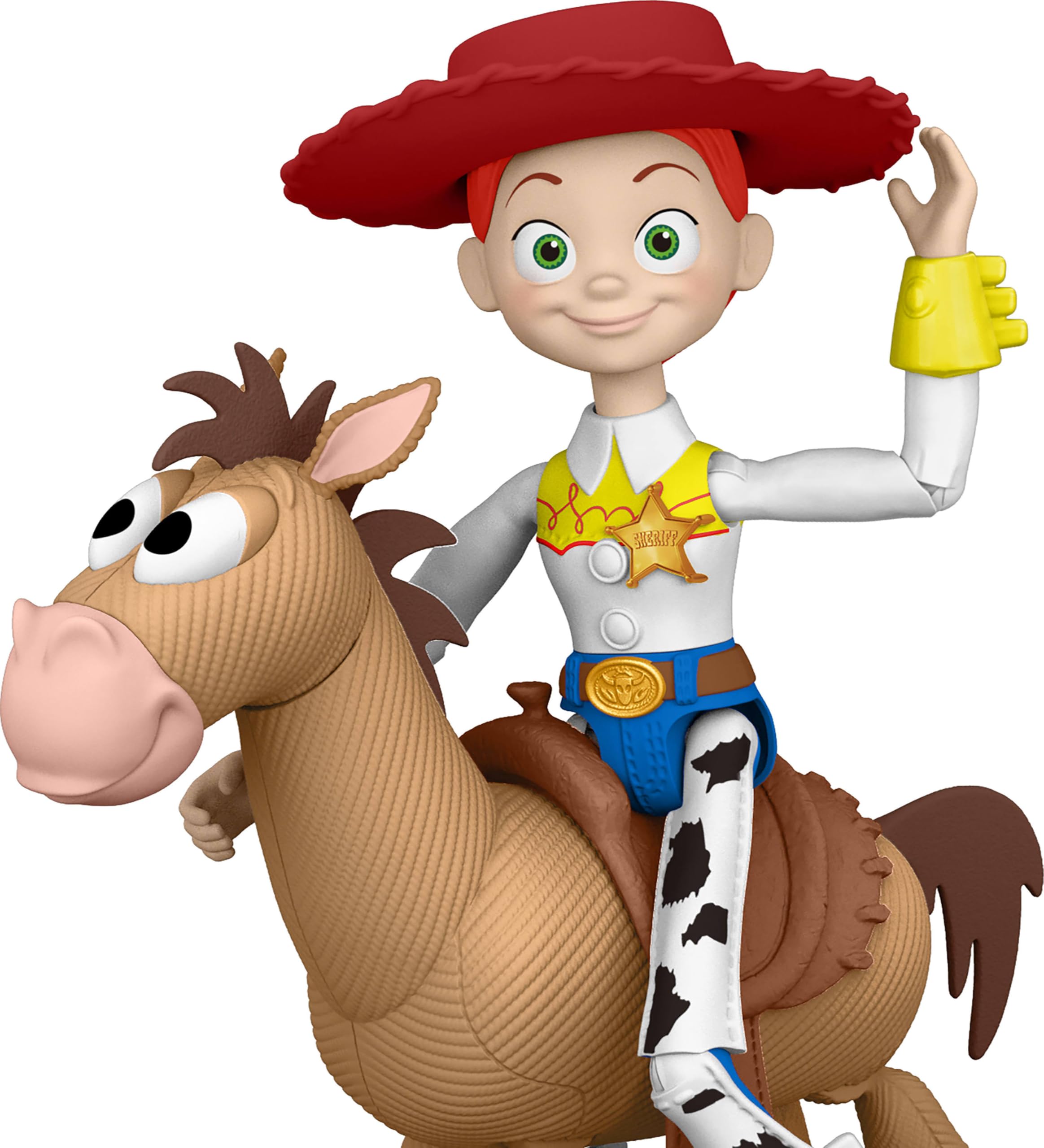 Mattel Jessie y Bullseye en pose de acción recreando aventuras
