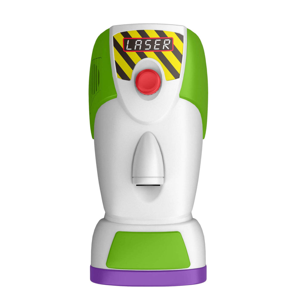 Mattel niño usando brazalete en juego recrea aventura de Toy Story