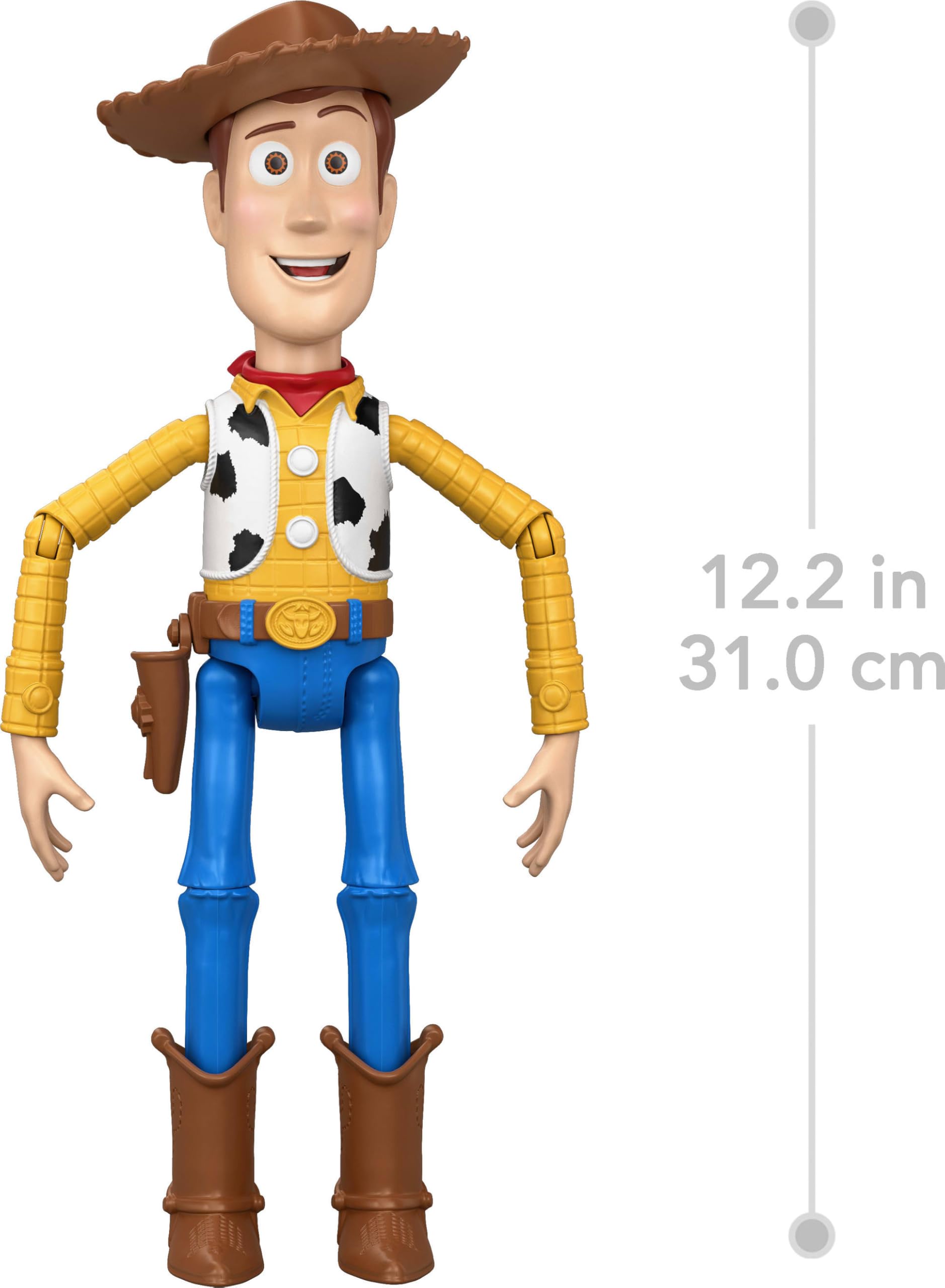 Mattel Woody en habitación infantil mostrando juego imaginativo