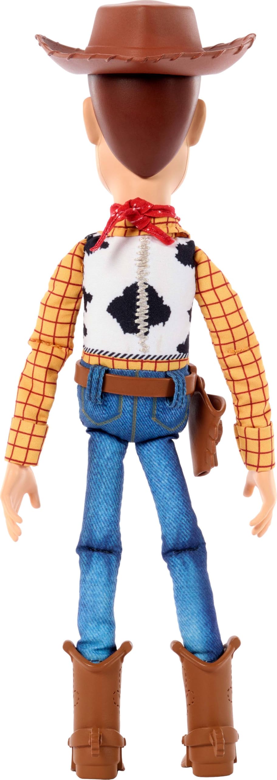 Mattel Woody en manos de niño para juego seguro y duradero