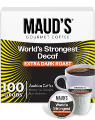 MAUD'S caja frontal mostrando 100 cápsulas y calidad robusta