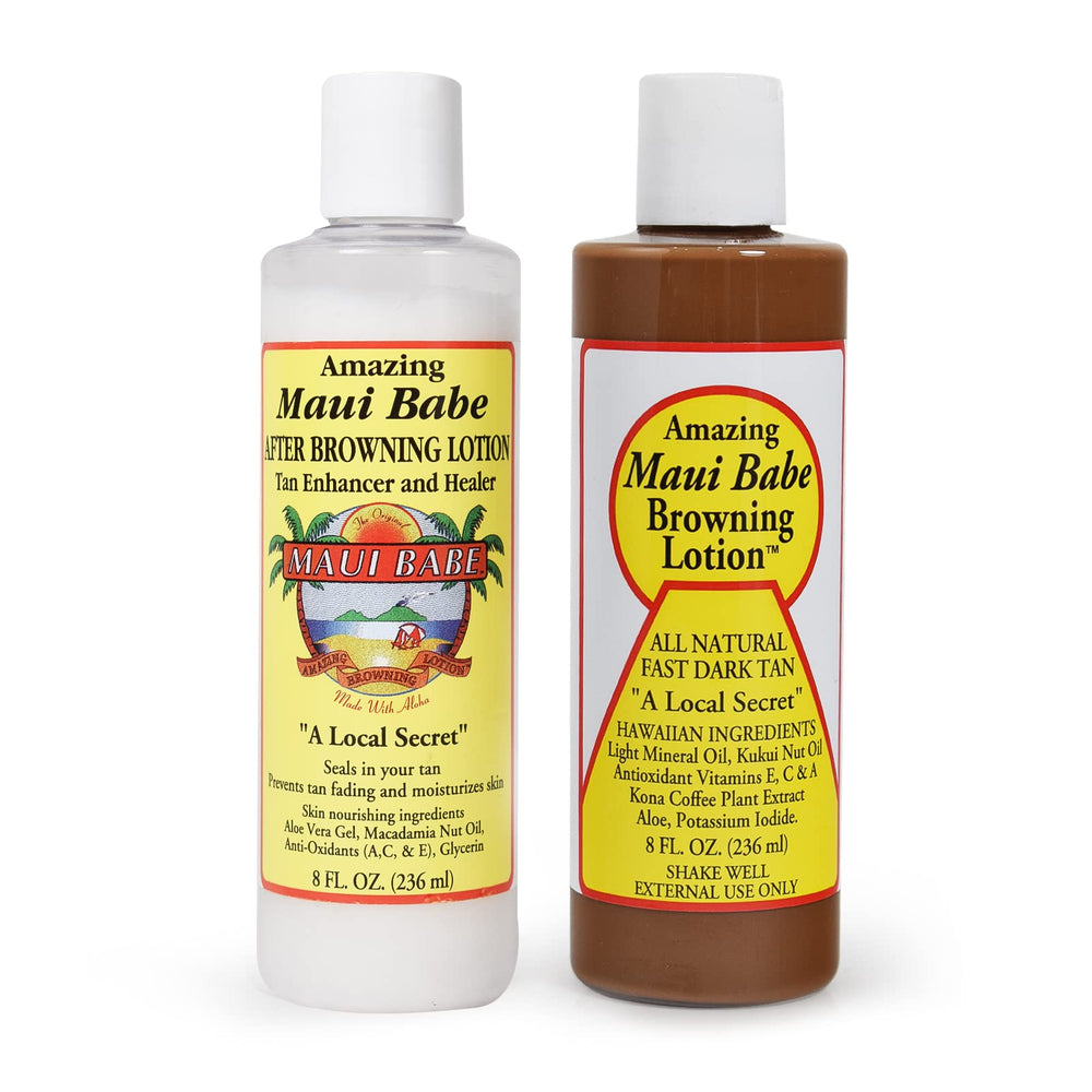Maui Babe frontal pack de dos botellas, conveniencia y ahorro