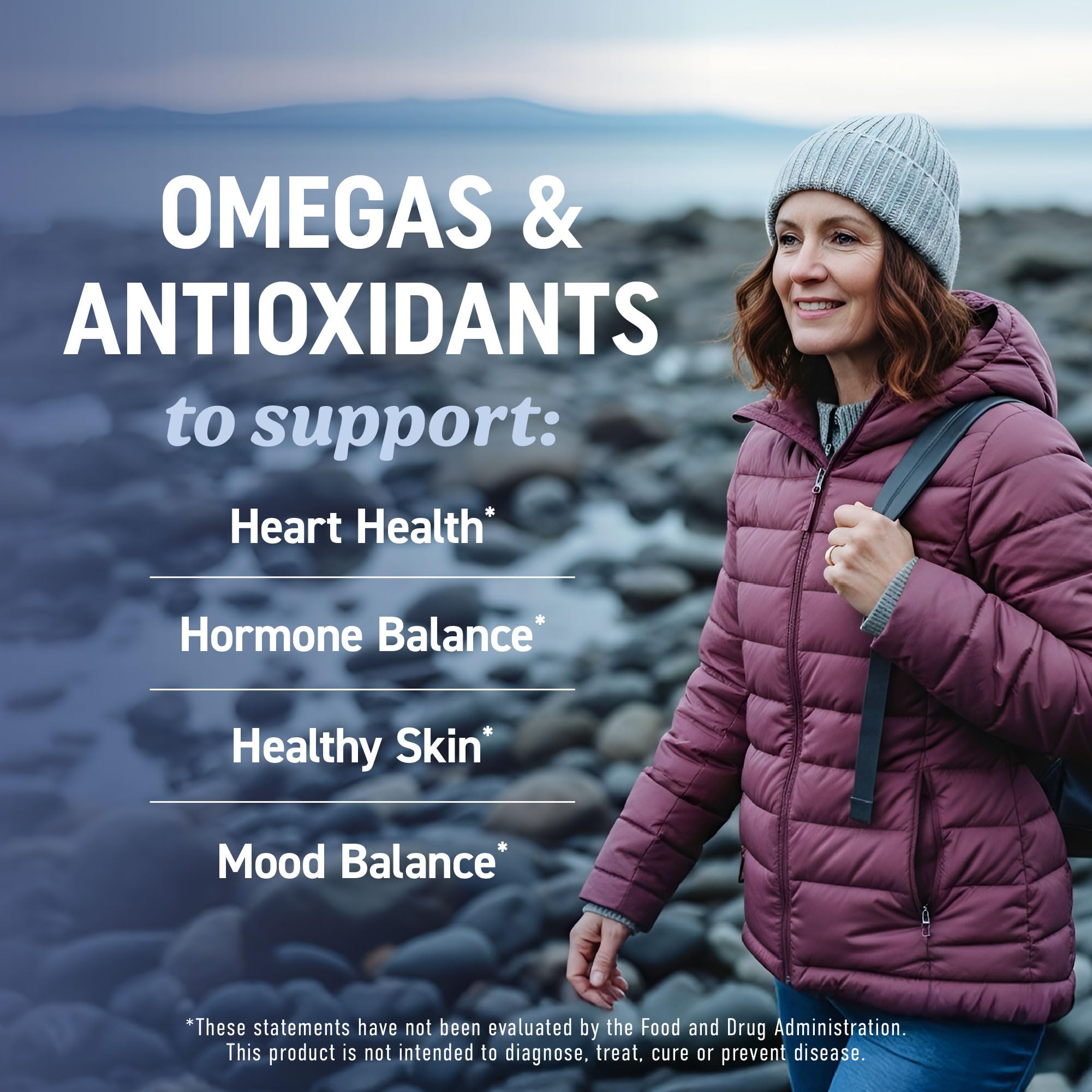 MAV NUTRITION envase junto a semillas de onagra que destacan GLA