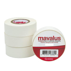 Mavalus cinta frontal paquete mostrando rollos y utilidad para proyectos