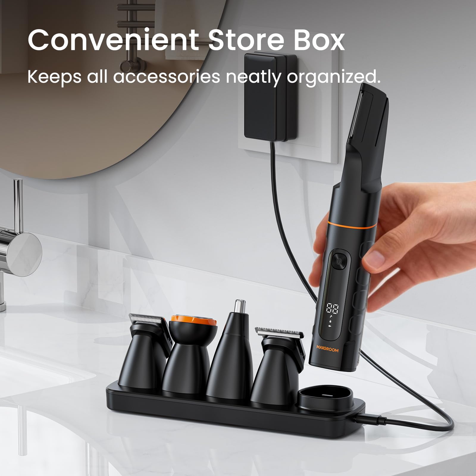 MAXGROOM afeitadora para acabados lisos y confort en zonas planas
