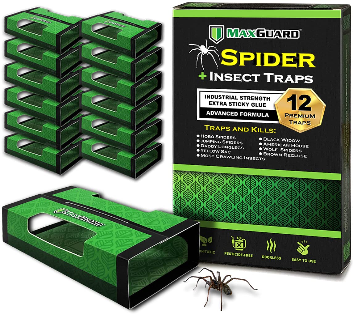 MaxGuard frente del empaque mostrando 12 trampas y beneficios visibles