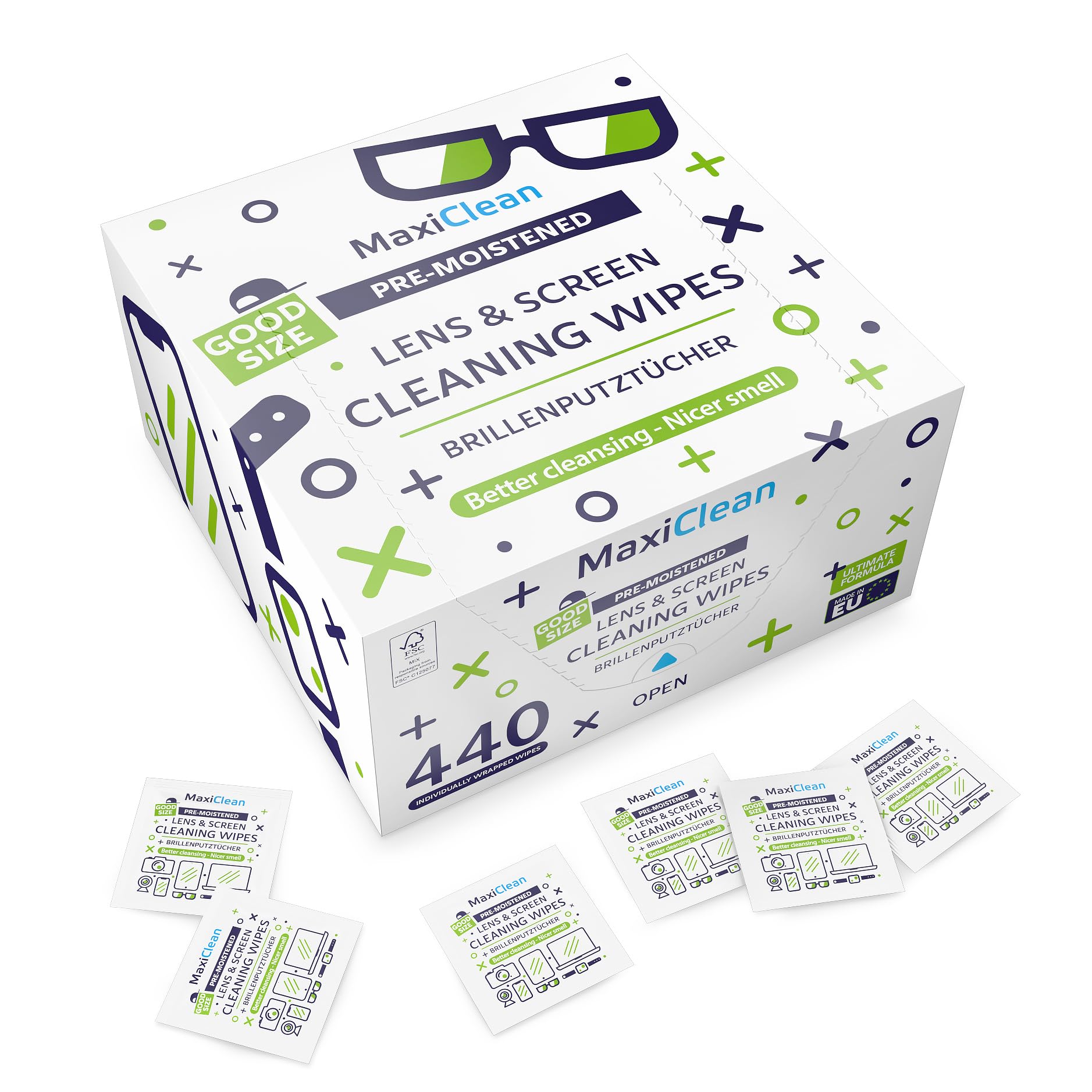 Maxi Clean en mesa de trabajo, solución práctica para rutina diaria