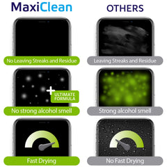 Maxi Clean toallita doblada, textura visible que facilita limpiar sin rayas