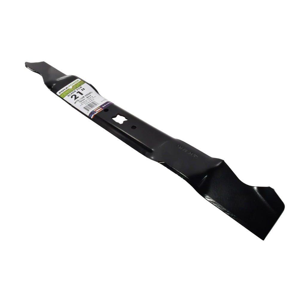 Maxpower cuchilla en uso en cortacésped, mulching eficiente y uniforme