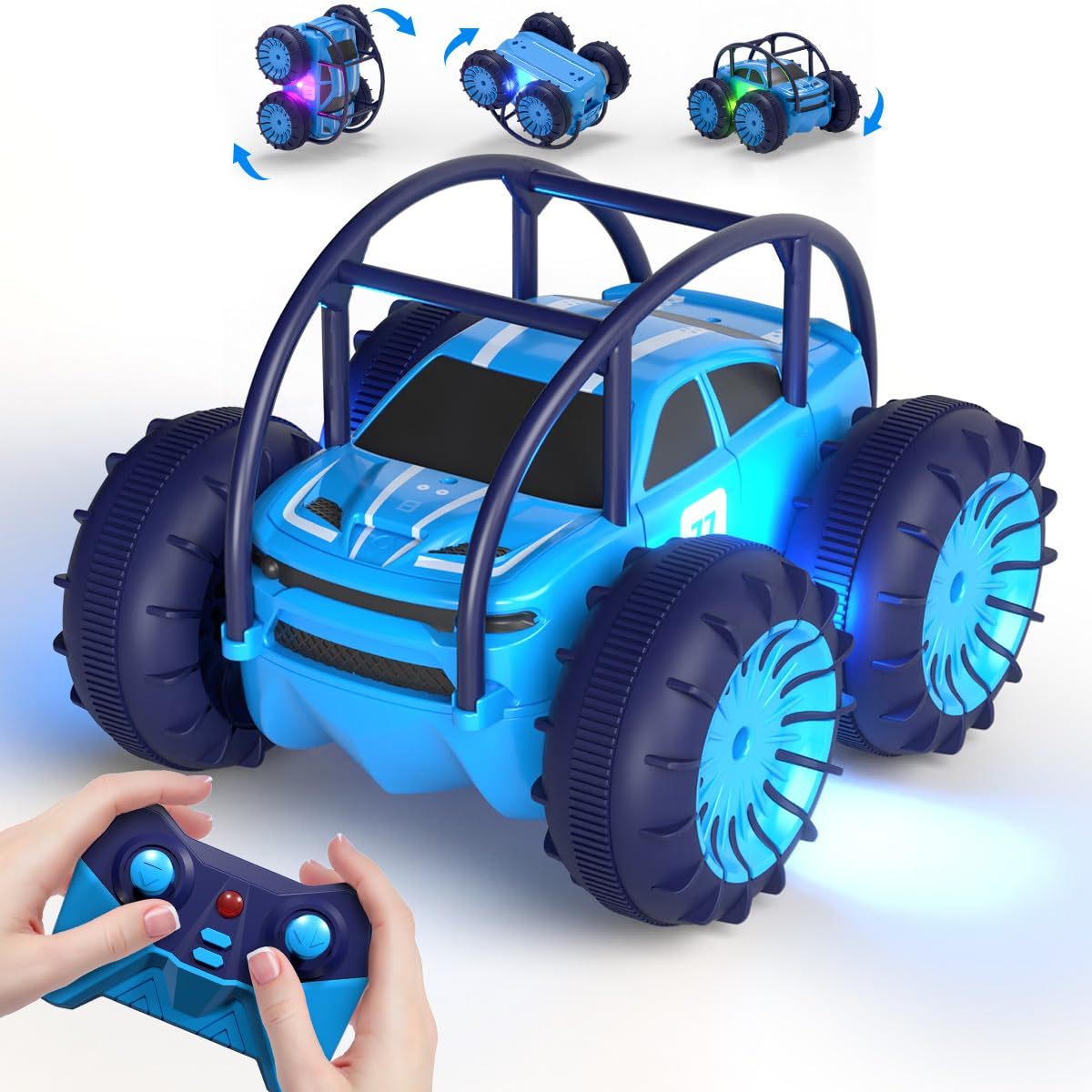 MaxTronic vista frontal del coche RC mostrando pintura y diseño, ideal para regalos