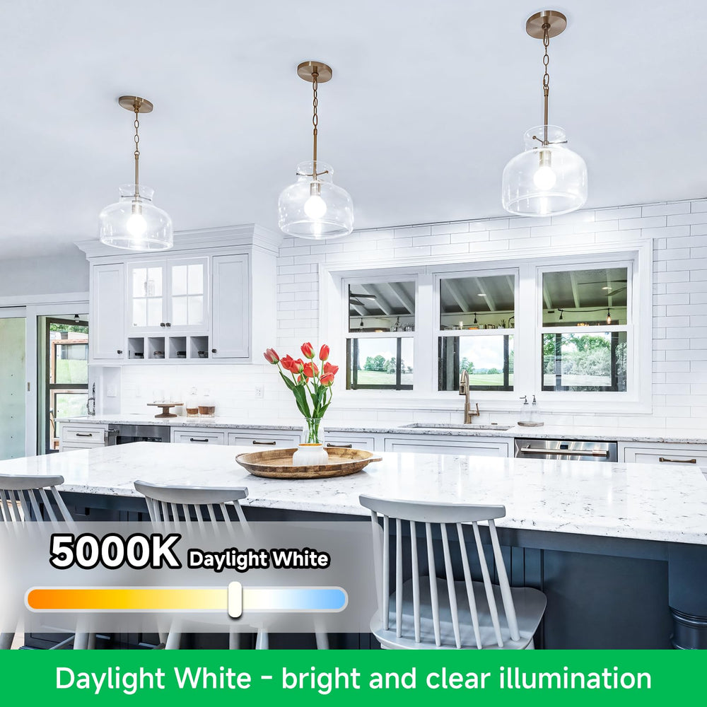 MAXvolador bulbs lighting a kitchen workspace for better task visibility