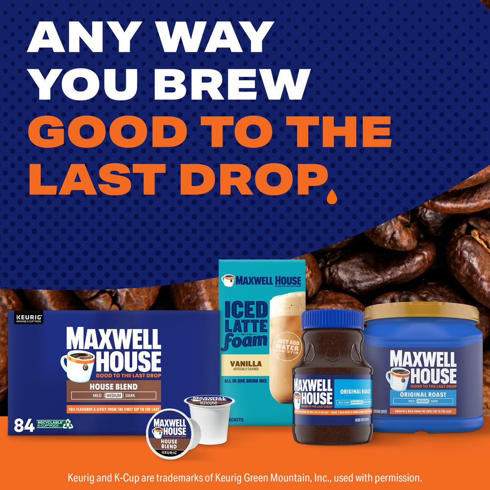 Maxwell House ambiente de oficina con cápsulas, conveniencia para equipos
