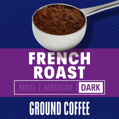 MAXWELL HOUSE lata abierta con café listo para preparar y aroma intenso