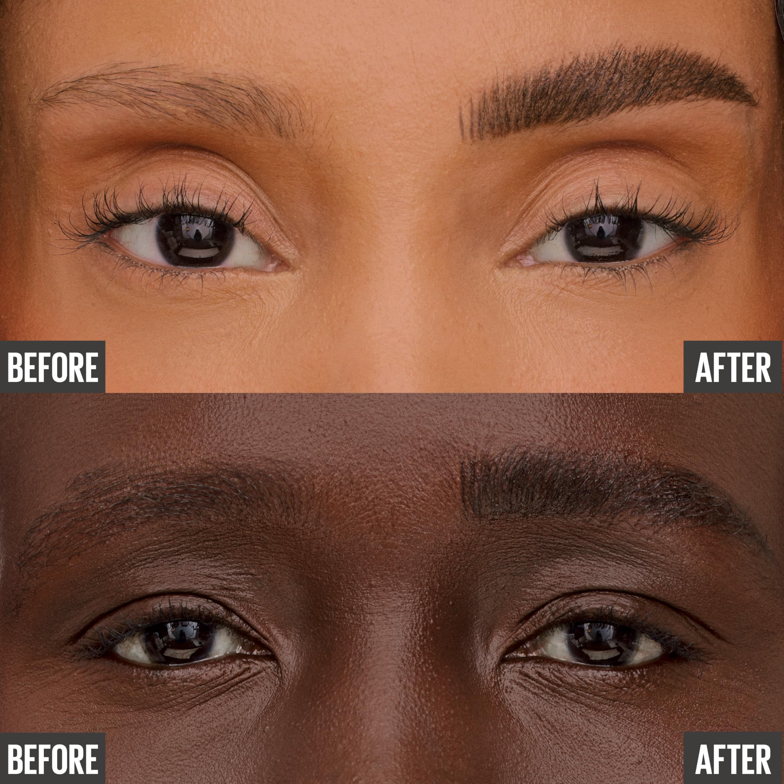 MAYBELLINE etiqueta con información de fórmula y pruebas dermatológicas