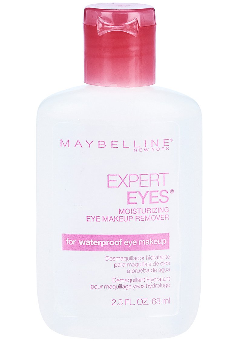 Maybelline envase frontal Expert Eyes mostrando tamaño y beneficio práctico