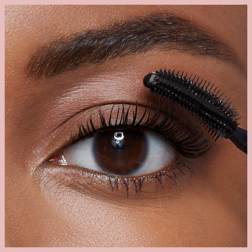 Maybelline etiqueta con información del producto y seguridad oftalmológica