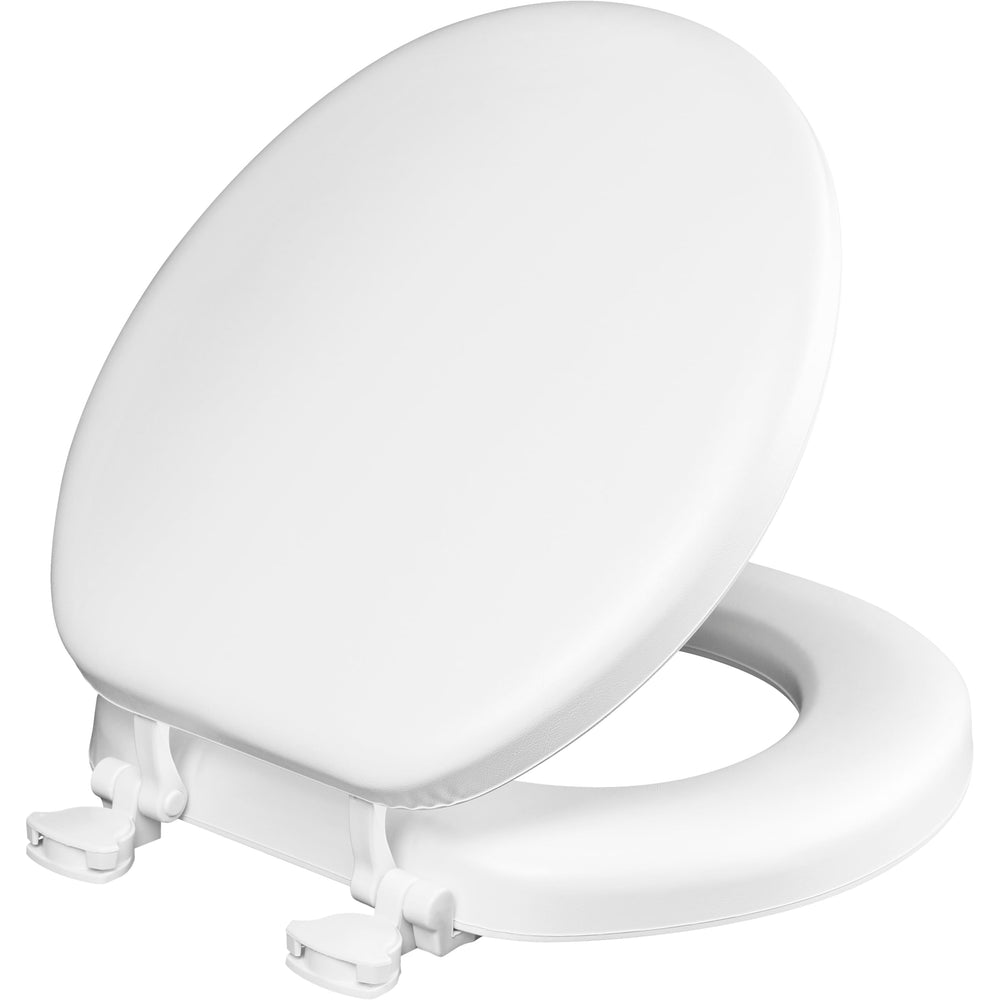 Mayfair asiento acolchado frontal mostrando diseño blanco y comodidad