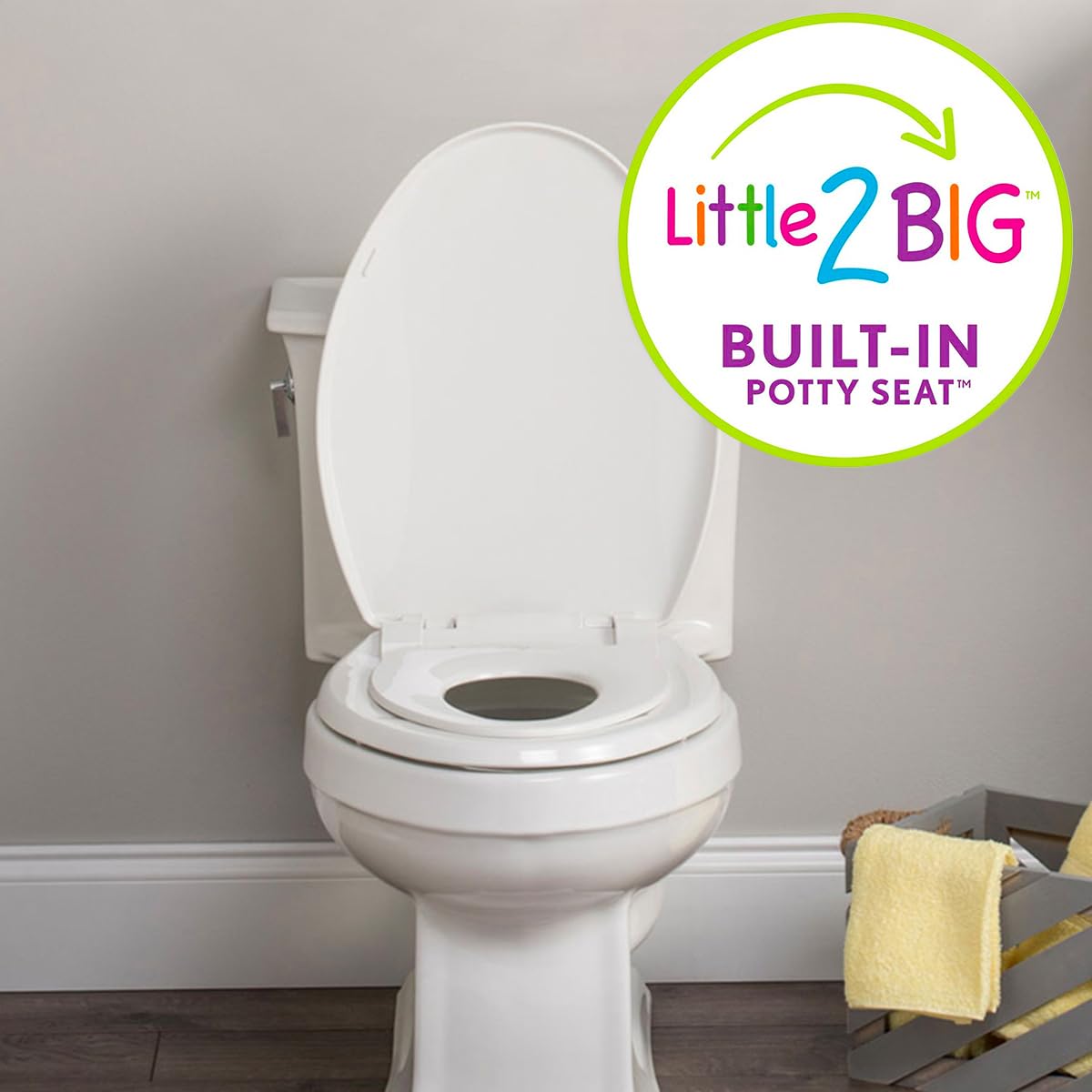 Mayfair Little2Big bisagras Stay-Tite en primer plano demostrando fijación estable