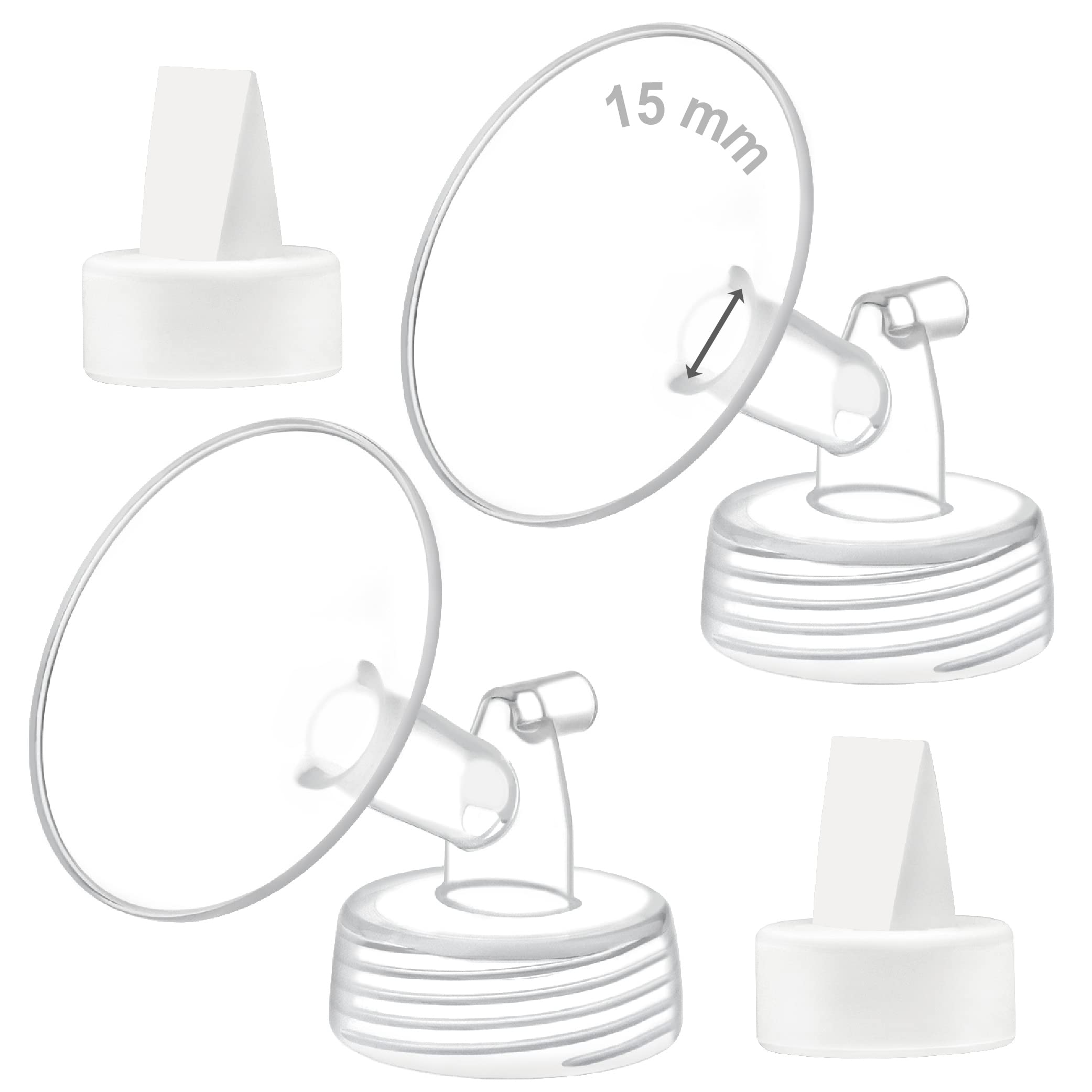 Maymom flange 15mm paquete frontal, reemplazo compatible y fácil montaje