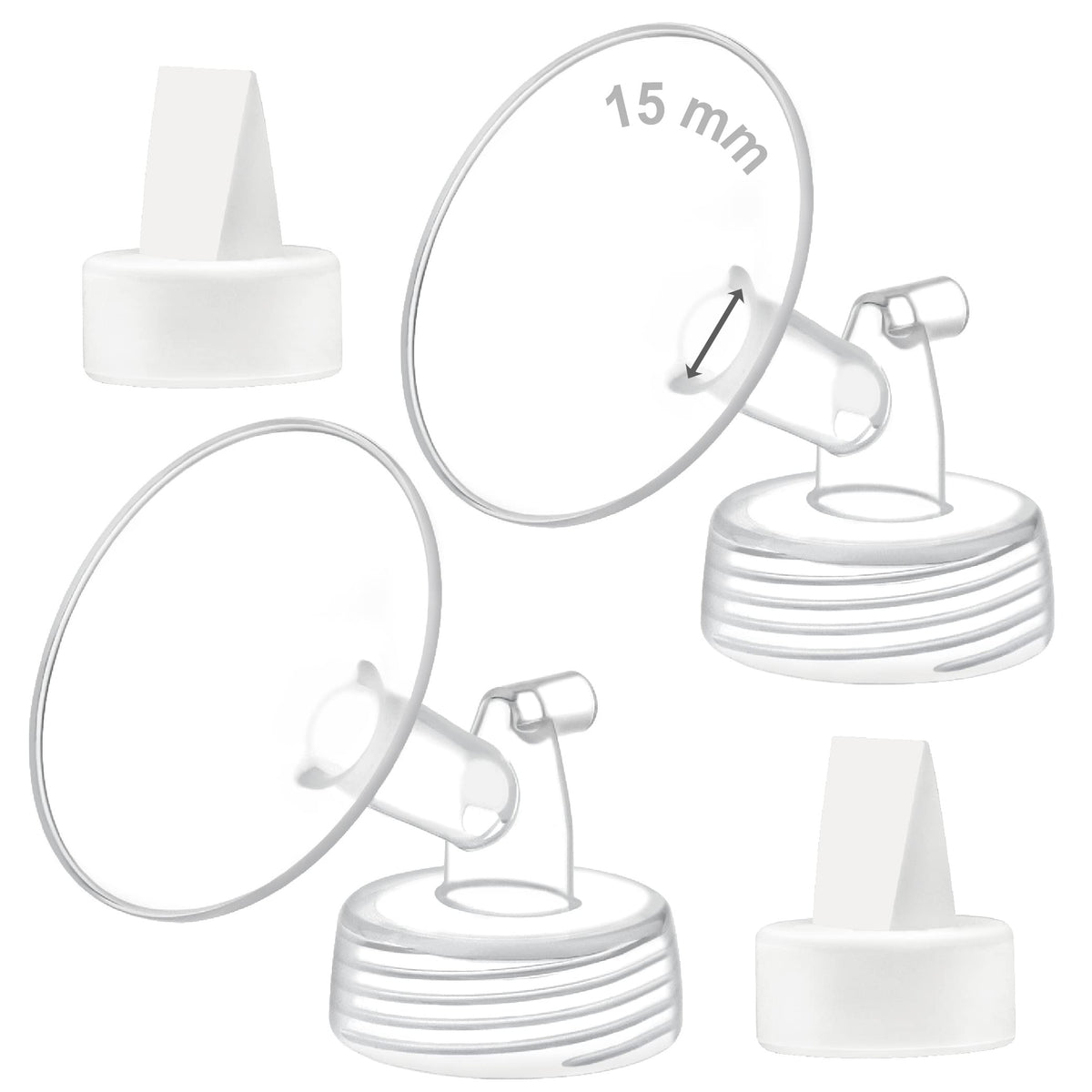 Maymom flange 15mm paquete frontal, reemplazo compatible y fácil montaje
