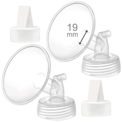 Maymom flange 19mm frontal mostrando ajuste y compatibilidad