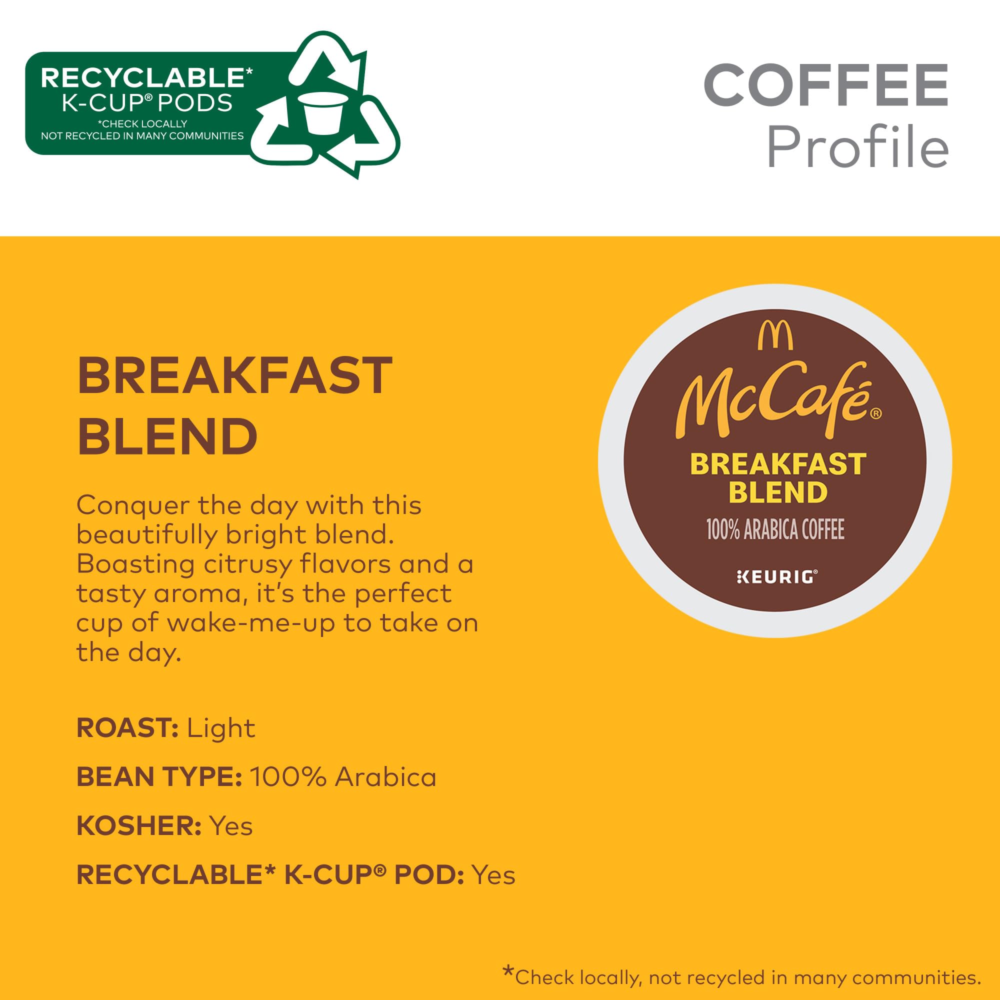 McCafé taza servido resaltando sabor cítrico y aroma