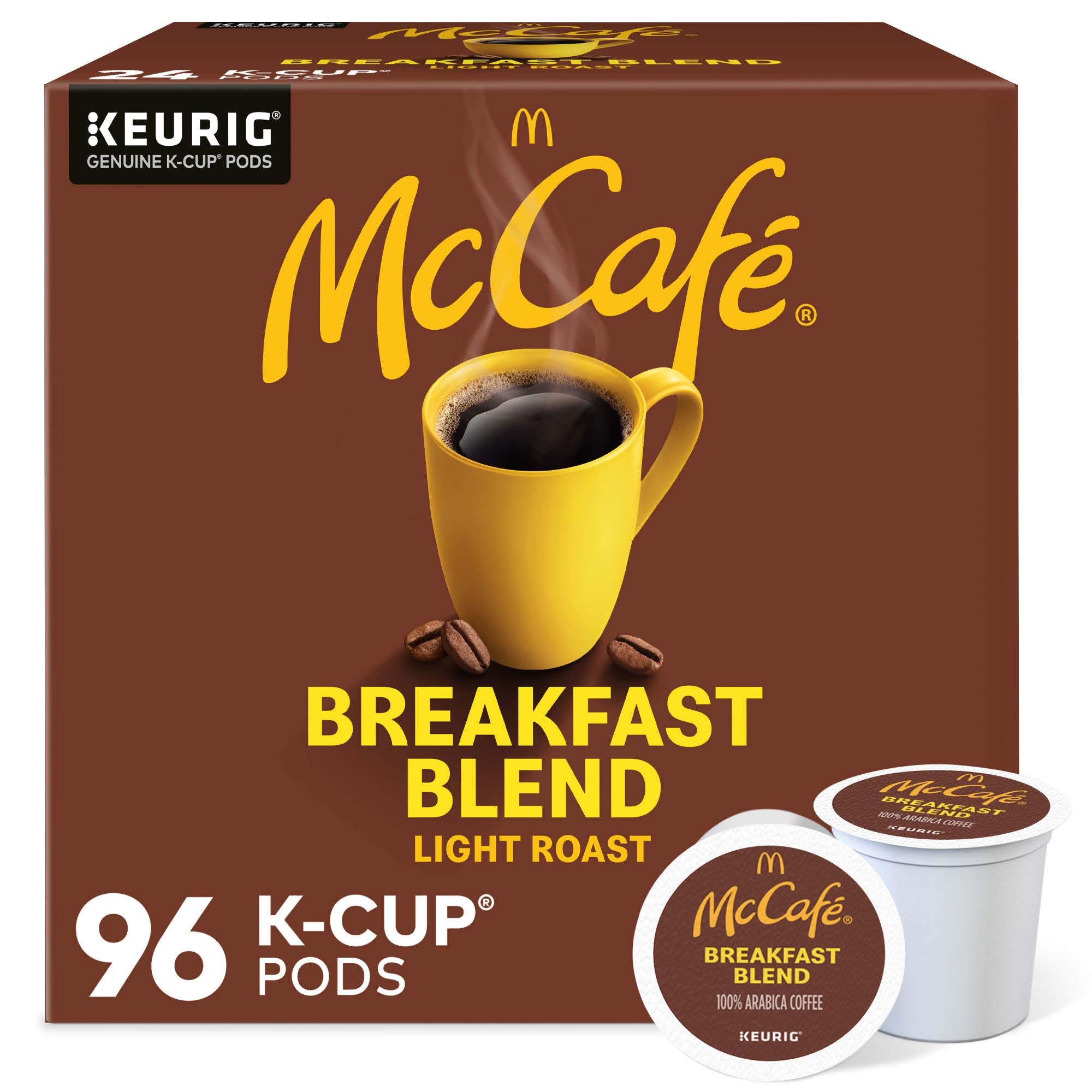 McCafé caja frontal con diseño y ventaja conveniencia