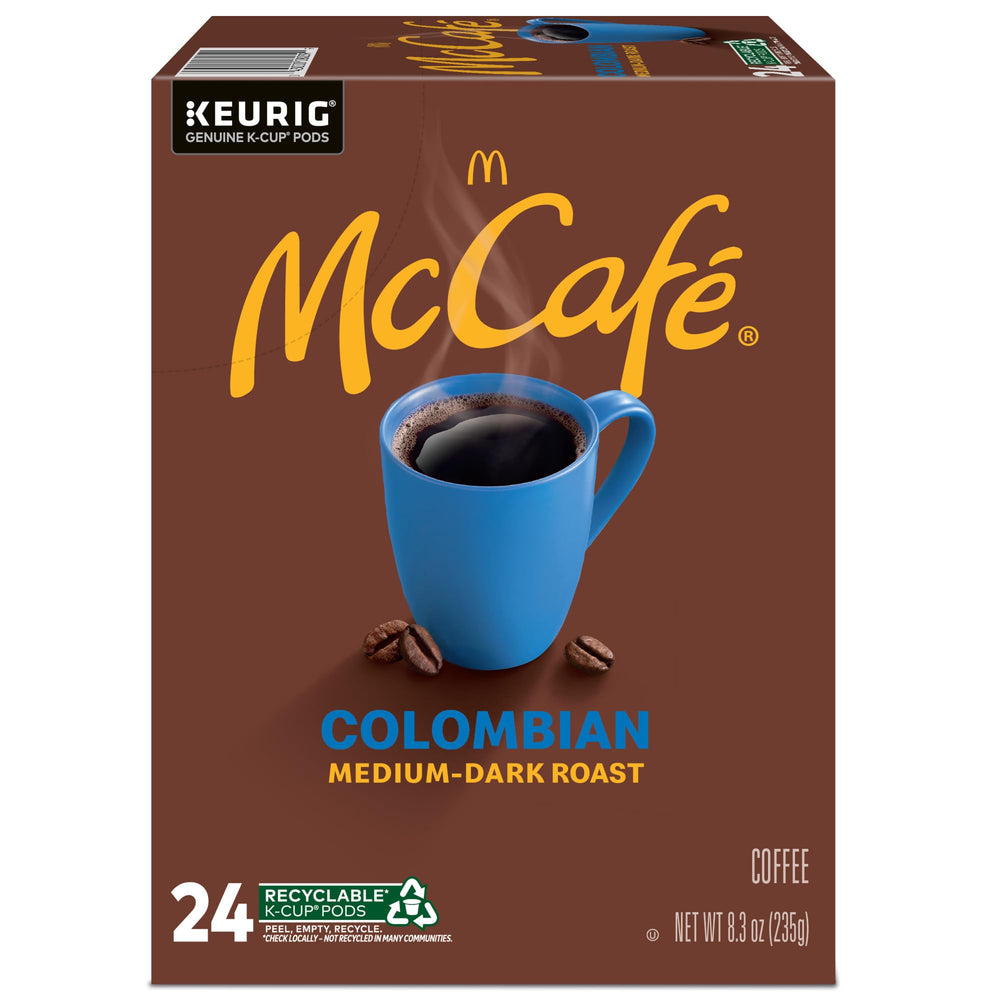 McCafé cápsula junto a una regla para mostrar tamaño y porción exacta