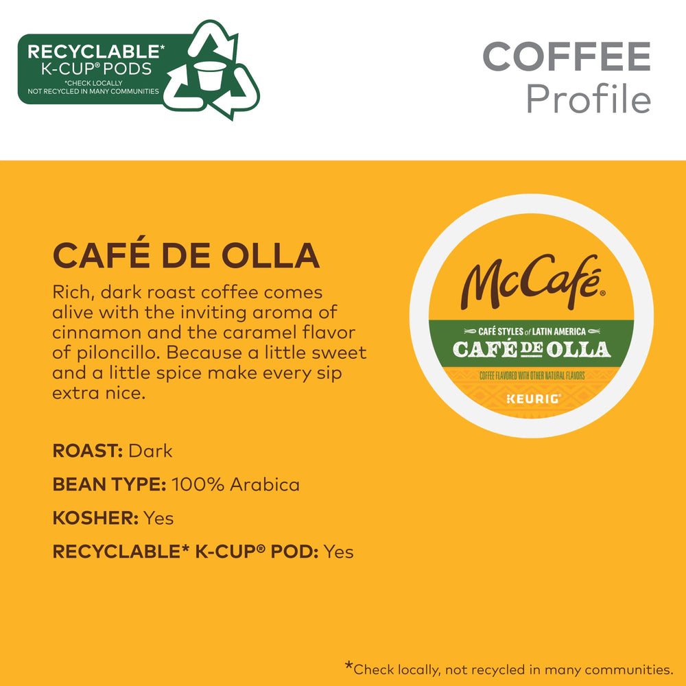 McCafé taza de Café de Olla servida resaltando aroma y sabor