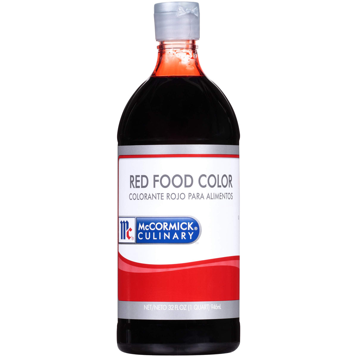 McCormick Culinary frente de botella rojo intenso para repostería