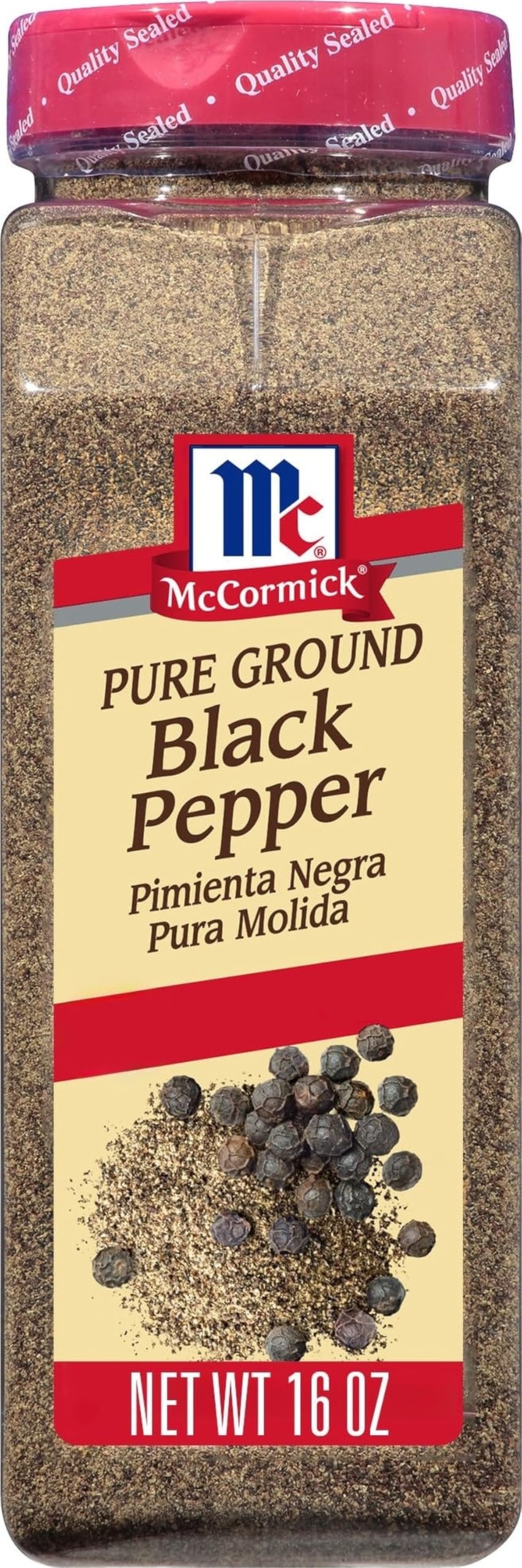 McCormick envase frontal mostrando etiqueta y tamaño práctico