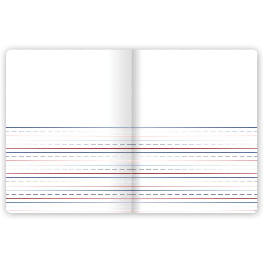Mead mitad superior en blanco para dibujar y estimular creatividad