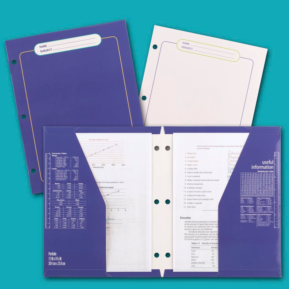 Mead Trapper Keeper cierre de gancho y lazo que mantiene todo contenido