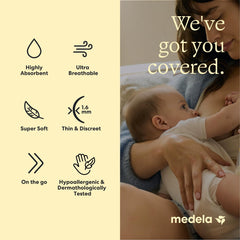 Medela textura de superficie super suave que protege la piel sensible